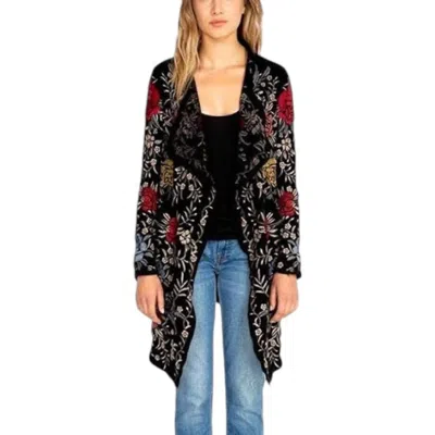 Johnny Was Pua Wrap Cardigan In Black