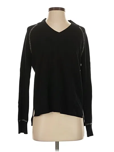 Pre-owned Johnny Was Pullover Sweater In Black