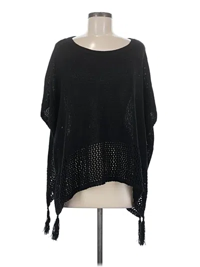 Pre-owned Johnny Was Pullover Sweater In Black