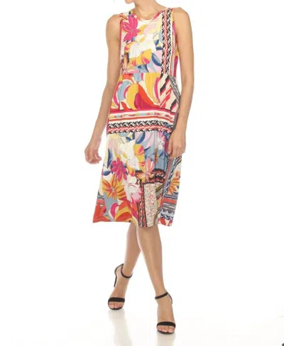 Johnny Was Rachel May Easy Fit Tank Dress In Multi In White