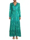 Johnny Was Raquel Silk Maxi Dress In Multicolor