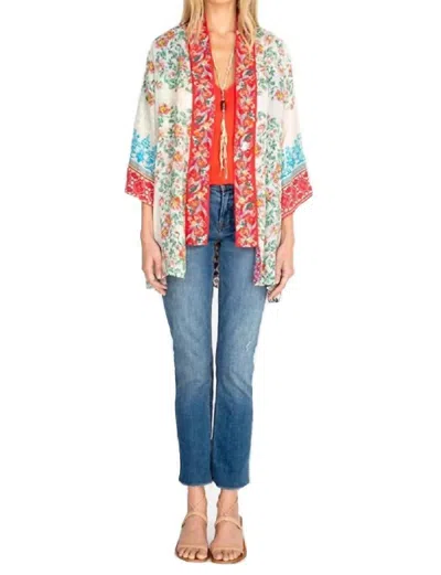 Johnny Was Reversible Onyx Kimono In Multi
