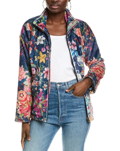 JOHNNY WAS REVERSIBLE ZIP JACKET