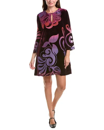 Johnny Was Ringo Silk-blend Mini Dress In Yellow