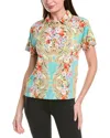 Johnny Was Rivoray Polo T-shirt In Multi