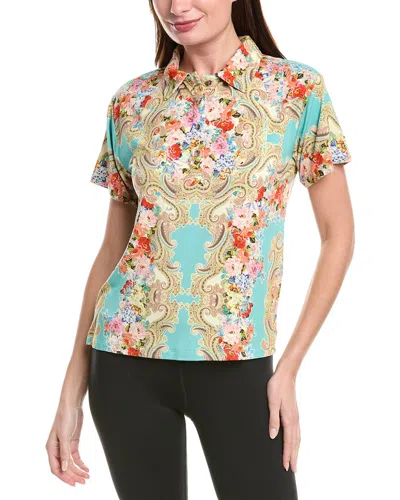 Johnny Was Rivoray Polo T-shirt In Multi