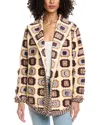 Johnny Was Romilda Wool-blend Jacket In Brown