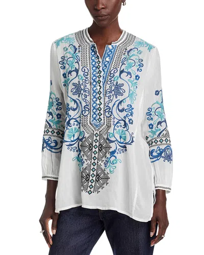 Johnny Was Romilly Tunic In White