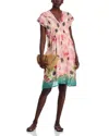 Johnny Was Rosa Pleated Dress In Multi