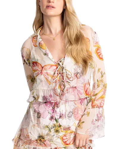 Johnny Was Rosabelia Silk Bolero In Multi