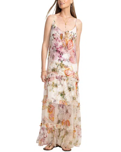 Johnny Was Rosabelia Silk Dress In Multi