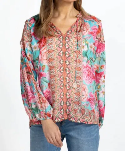Johnny Was Rose Narcisa Blouse In Multi