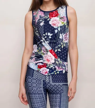 Johnny Was Rose Patch Crossover Tank In Multi