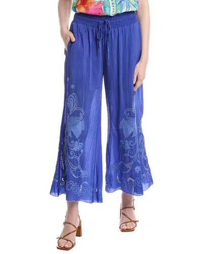 Johnny Was Rachel Pant Roseann In Bluing In Multi
