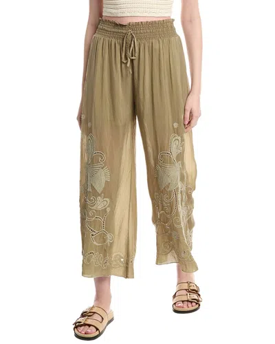 Johnny Was Roseann Pant In Green