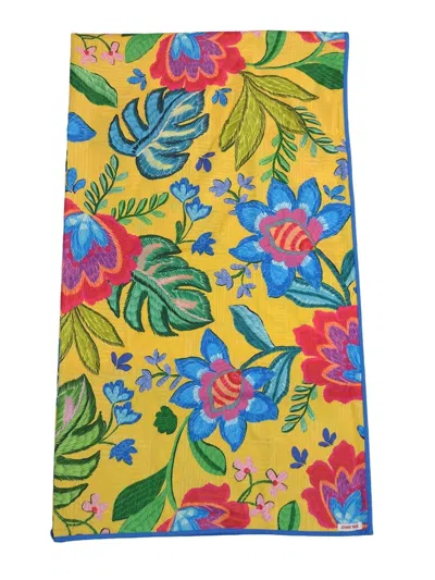 Johnny Was Roumba. Rumba Beach Towel In Multi In Yellow