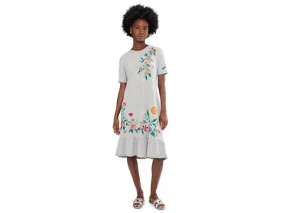 Johnny Was Ruffle Hem Knit Midi Dress - Ziviana In White