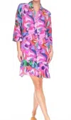 Johnny Was Ruffle Slip Dress In Multi In Multi