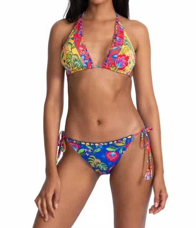 Johnny Was Rumba Mix String Bikini Top In Multi