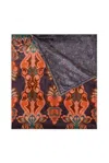Johnny Was Ryland Laurel Canyon Cozy Blanket In Multi In Black