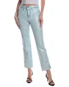 Johnny Was Sancere Silver Metallic Straight Leg Jean
