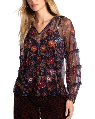 Johnny Was Saphire Blouse In Multi
