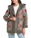 Johnny Was Saturna Coat In Gray