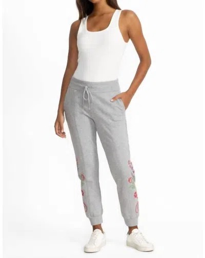 Johnny Was Seamed Jogger Freyde In Heather Grey In Gray