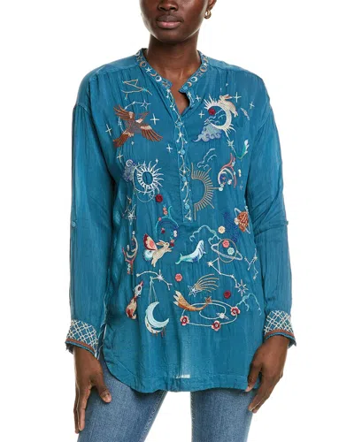 Johnny Was Selina Tunic In Blue
