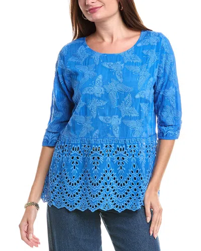 Johnny Was Sersha Blouse In Blue