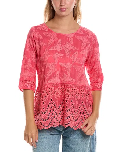 Johnny Was Sersha Blouse In Pink