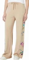 Johnny Was Shilo Cozy Wide Leg Pant In Warm-oat In Neutral