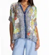 Johnny Was Shiro Buttoned Down Shirt In Christy In Multi