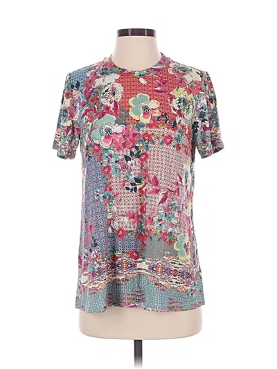 Johnny Was Short Sleeve Blouse In Multi