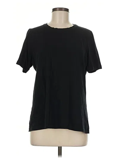 Pre-owned Johnny Was Short Sleeve T-shirt In Black