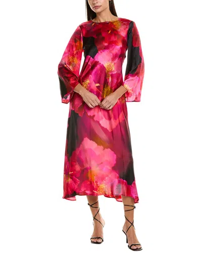 Johnny Was Silk Midi Dress