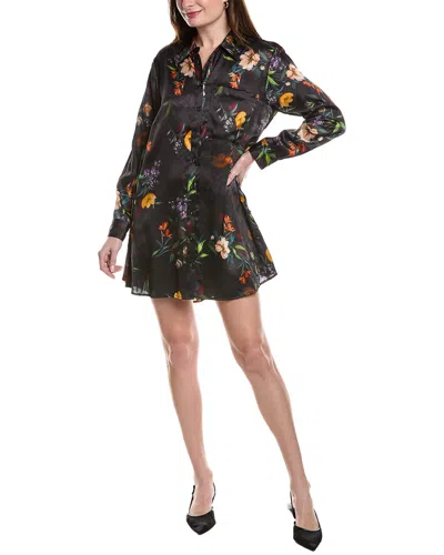 JOHNNY WAS SILK SHIRTDRESS