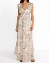 Johnny Was Sincerely Yours Silk Maxi Dress In Ivory In Neutral