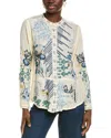 Johnny Was Sirisha Silk Blouse In Multi