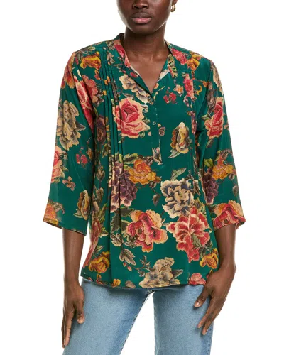 Johnny Was Siye Silk Blouse