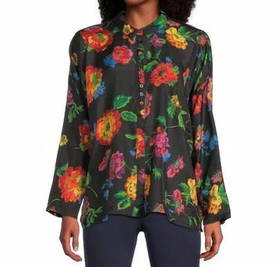 Johnny Was Slim Audrey Blouse In Amatista In Black