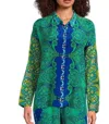 Johnny Was Slim Audrey Blouse In Multi