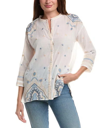 JOHNNY WAS JOHNNY WAS SLIM AUDREY MANDARIN 3/4 TUNIC