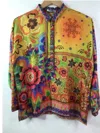 Johnny Was Slim Audrey With Trim Button In Multi In Multi