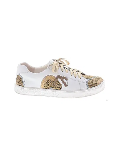 Pre-owned Johnny Was Sneakers In Gold