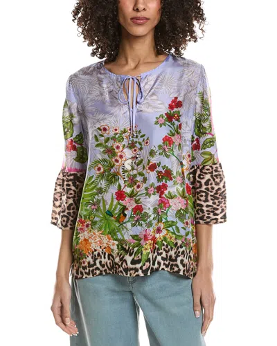 Johnny Was Sofiya Silk Blouse In Multi