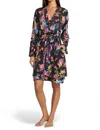 Johnny Was Sognatore Nero's Sleep Robe In Multicolor In Multi