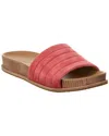 JOHNNY WAS SOLID STITCH SUEDE SANDAL