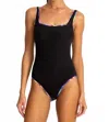 Johnny Was Square Neck One Piece In Black Abel In Black