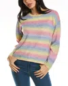 Johnny Was Sunrise Wool-blend Sweater In Blue